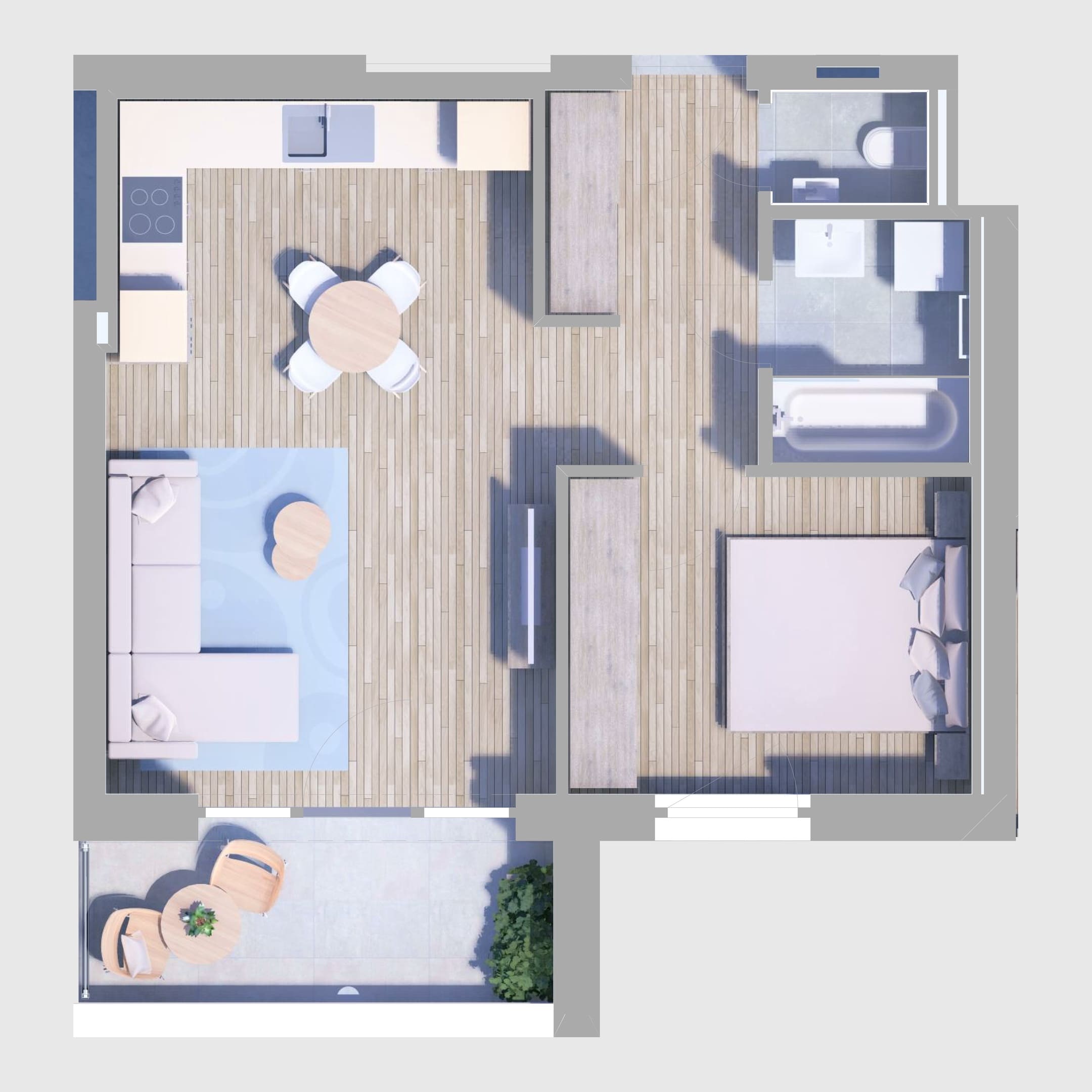 A25. lakás alaprajz