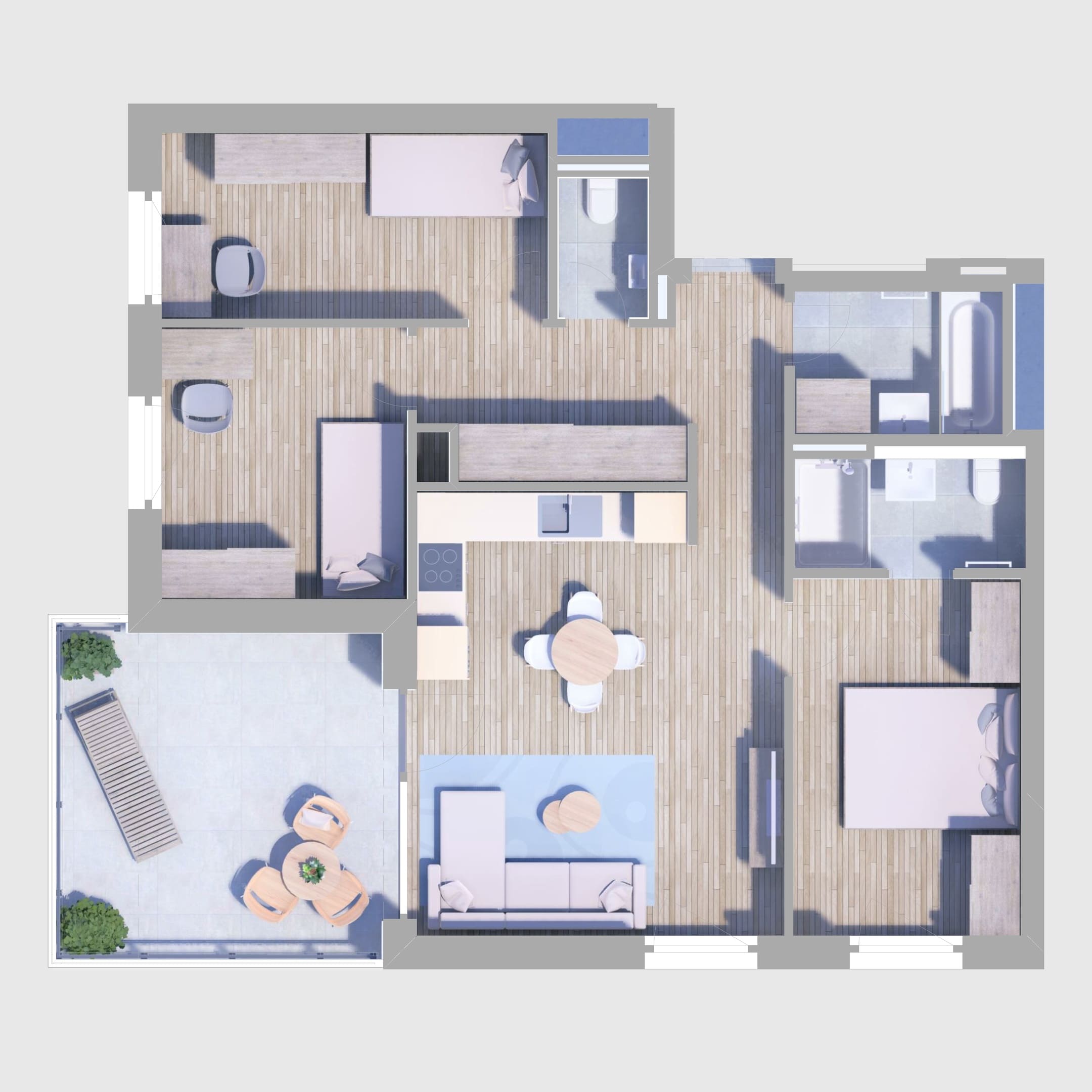 A48. lakás alaprajz