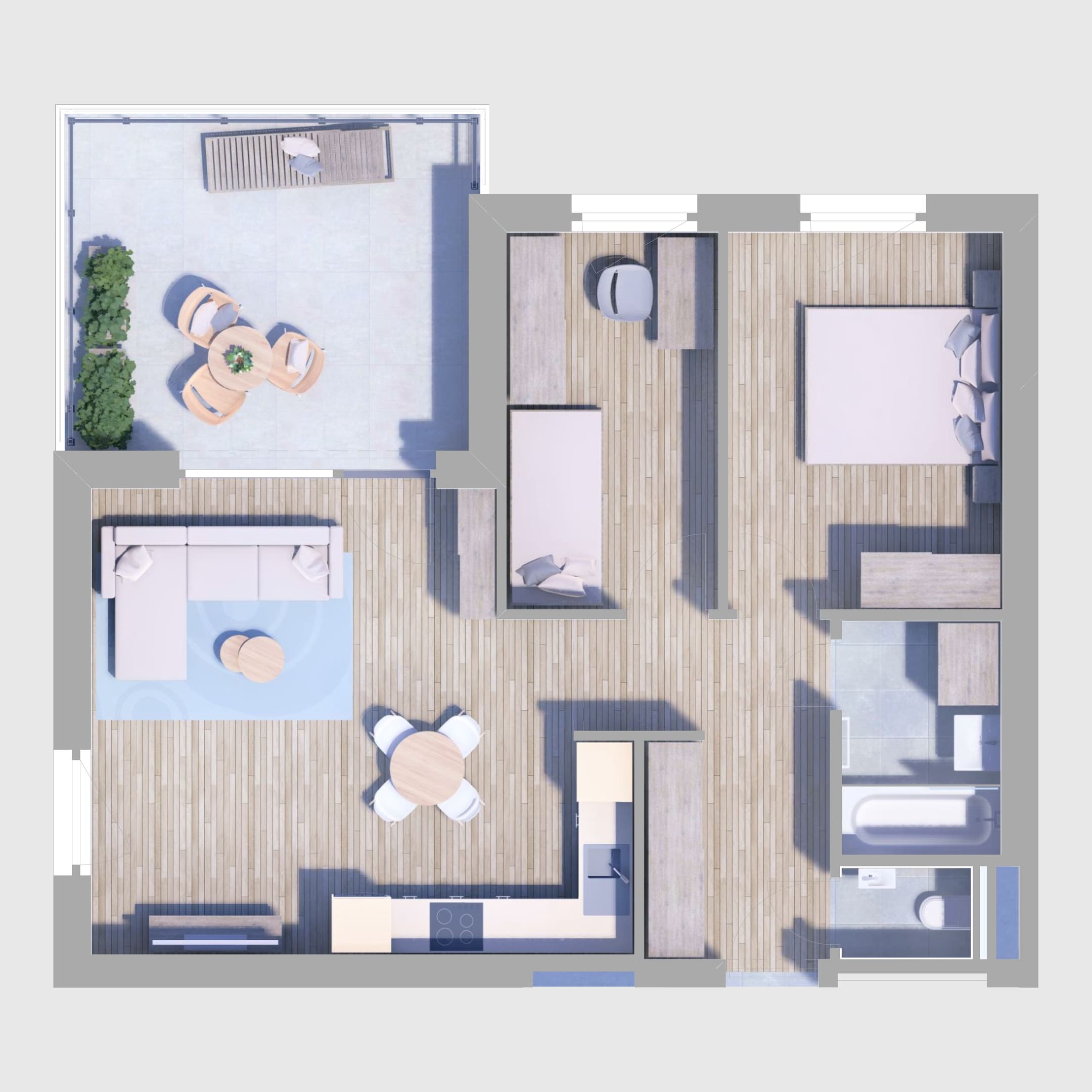 A59. lakás alaprajz