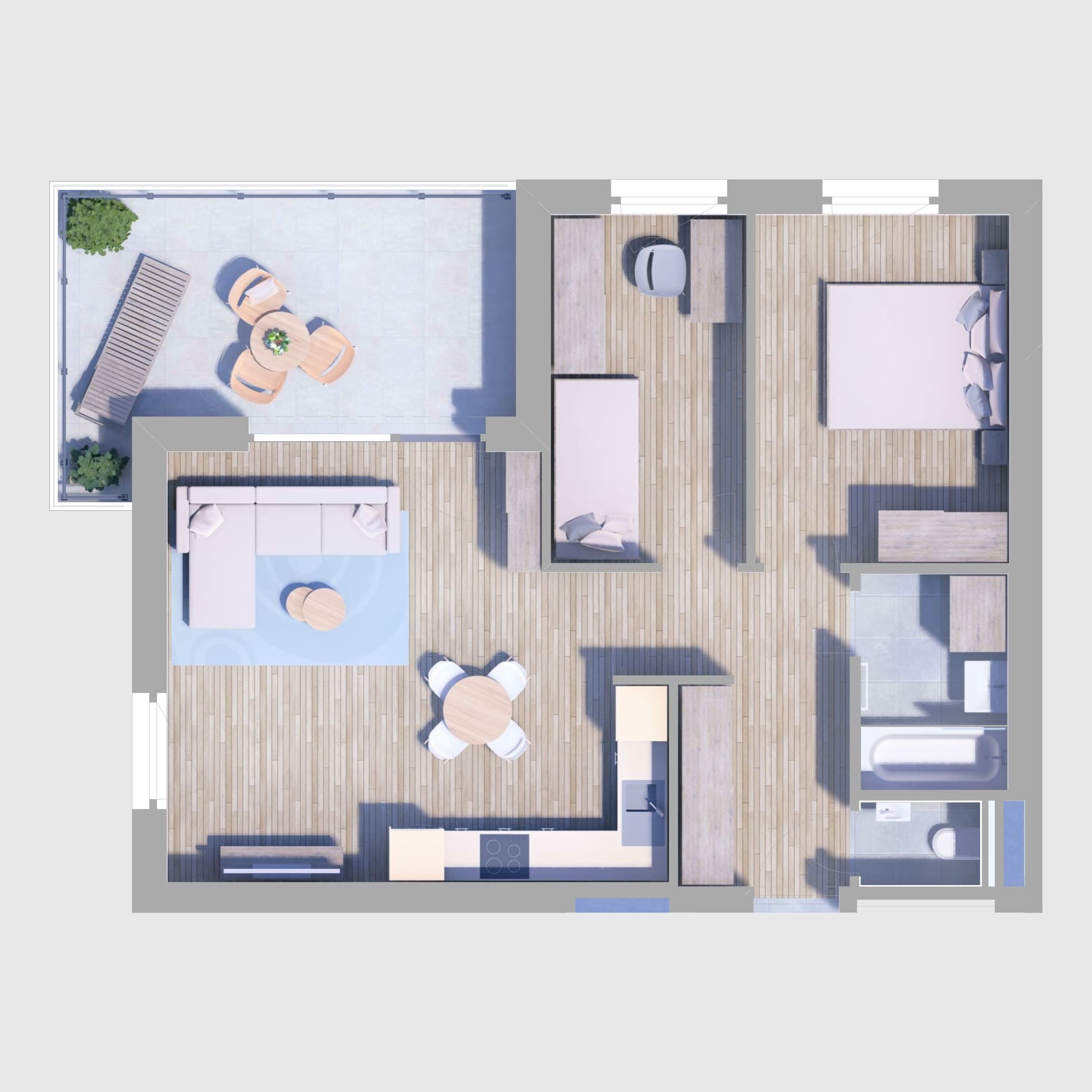 A79. lakás alaprajz