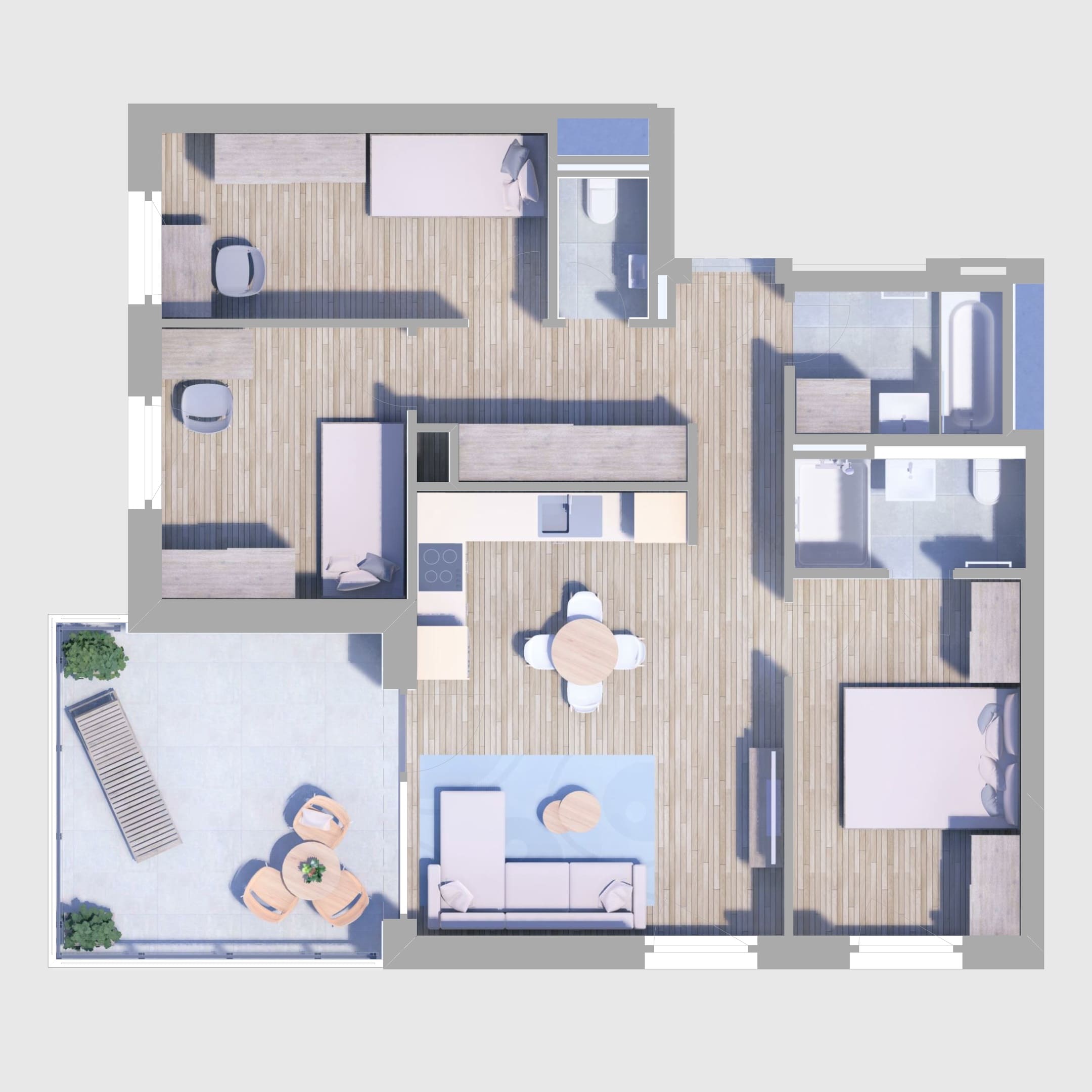 A88. lakás alaprajz