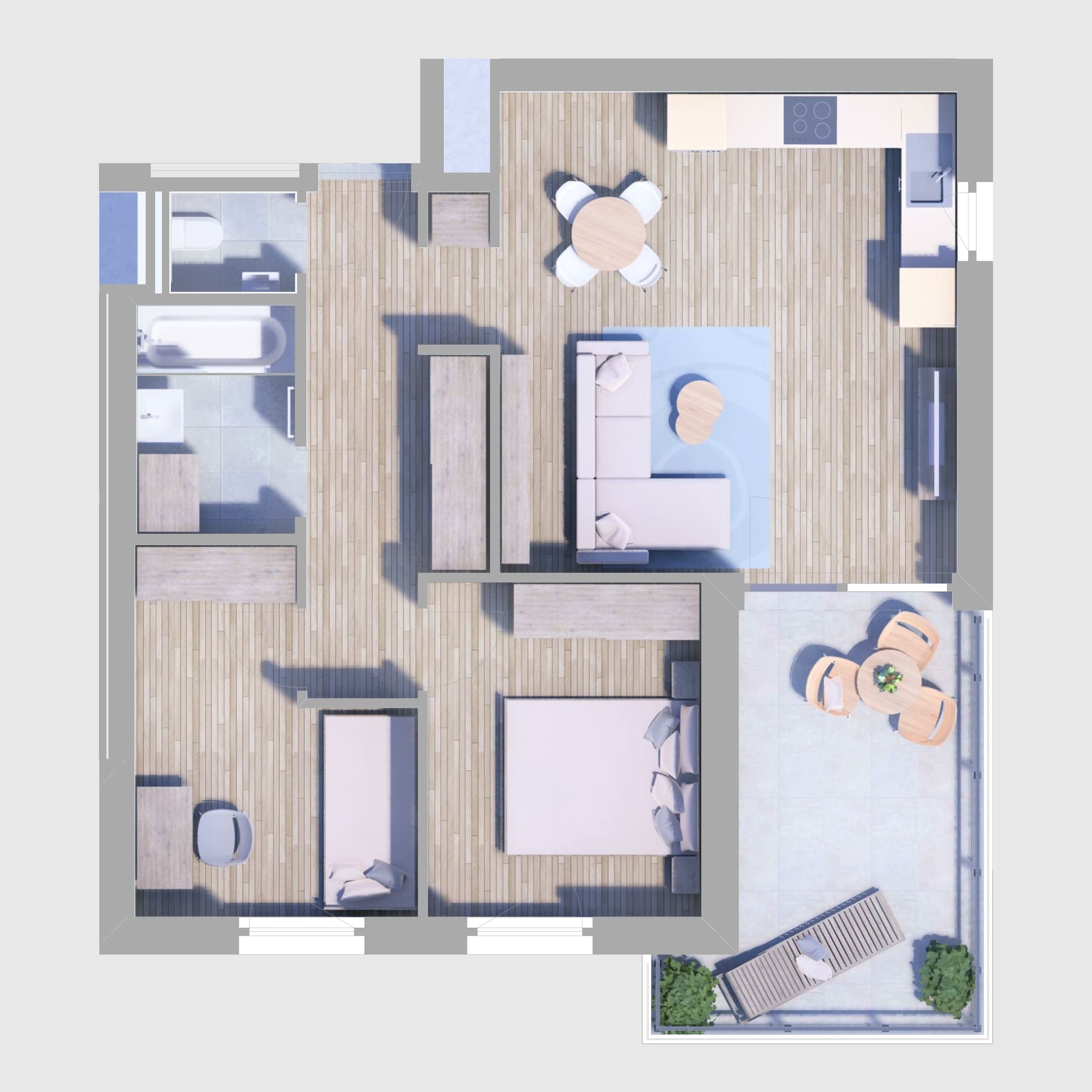 A94. lakás alaprajz