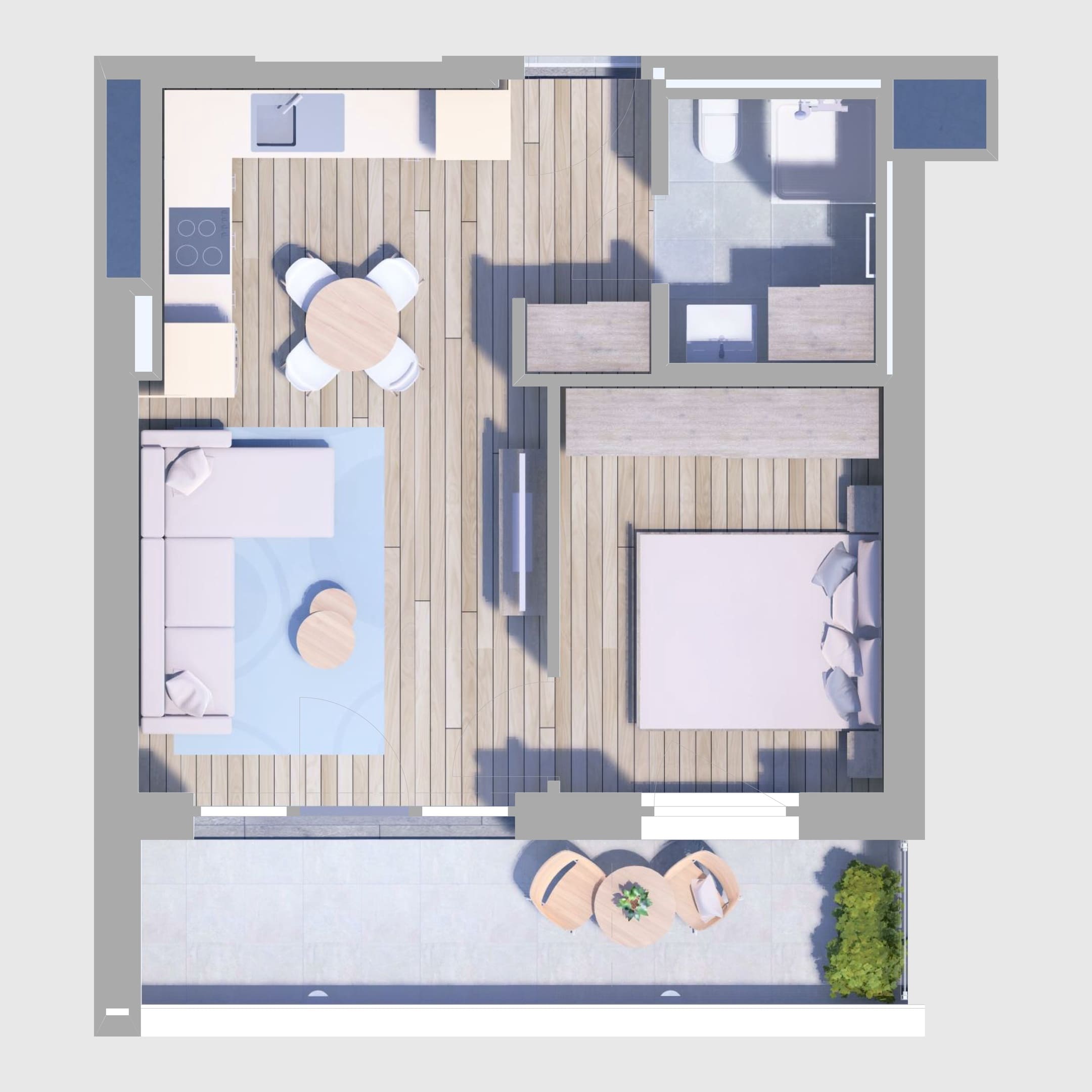 B29. lakás alaprajz