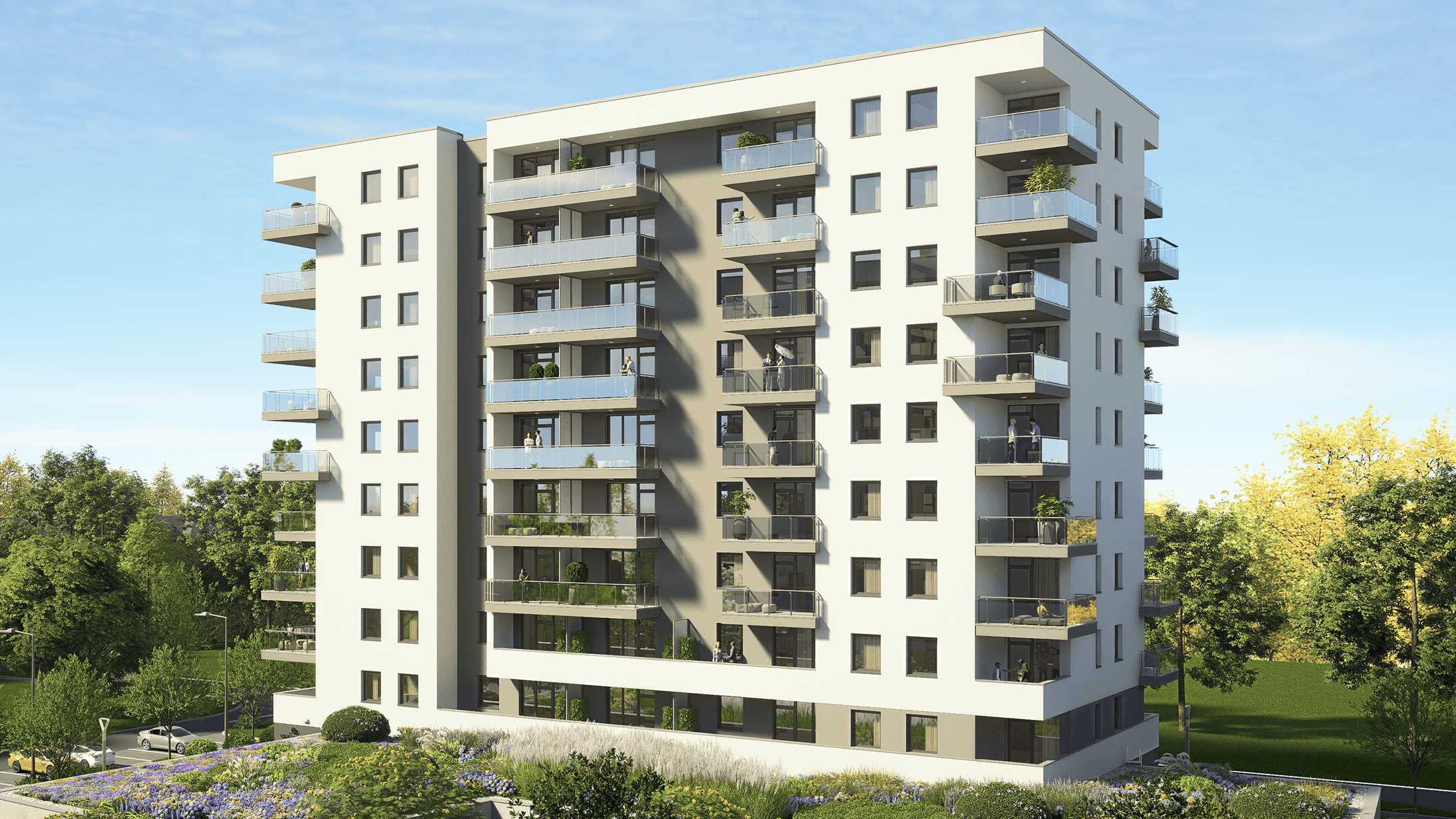 B épület szint választó